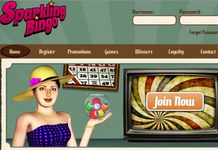 Sparkling Bingo Pays you to Play Online Bingo
