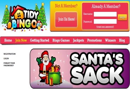 Santa’s Sack Bursts at Tidy Bingo