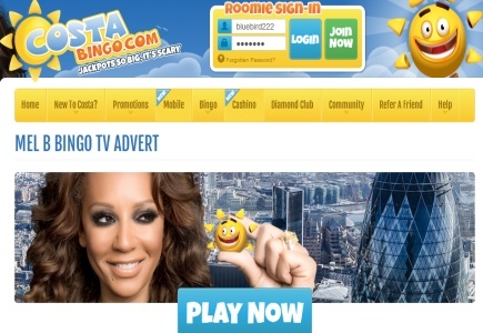 Scary Spice Teams Up with Costa Bingo