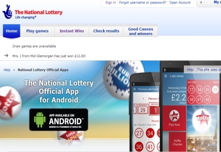 UK Lottery App Successful