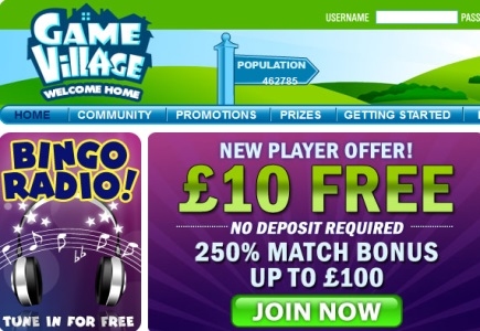 Grab £250,000 at GameVillage Bingo