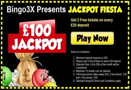 Free Vouchers awaits at Bingo3X