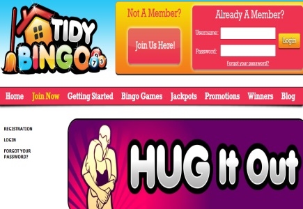 Tidy Bingo is Getting All HUGGED up 