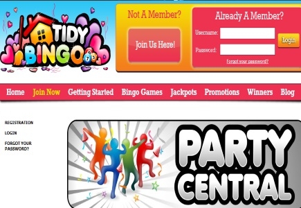 Party Central With Tidy Bingo