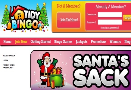 They’ve Got a Santa's Sack-full at Tidy Bingo 