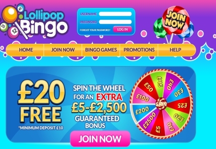 Win a Lot Give a Little at Lollipop Bingo 