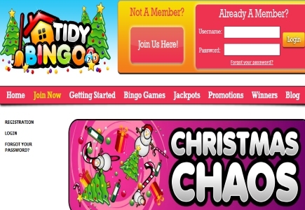 Christmas Chaos at Tidy Bingo