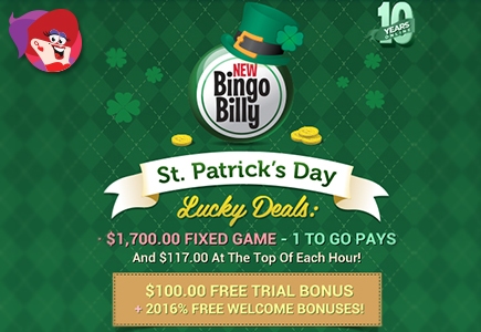 Join New Bingo Billy’s St. Patrick’s Day Party