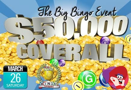 $50,000 Coverall Event Hosted by LBB Site of the Month, CyberBingo