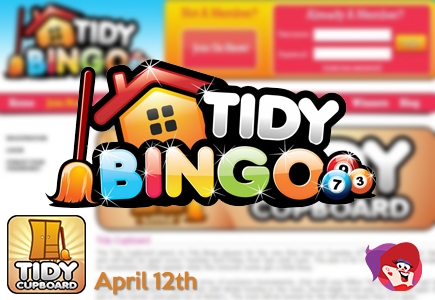 Tidy Bingo Showers Prizes at April Party 