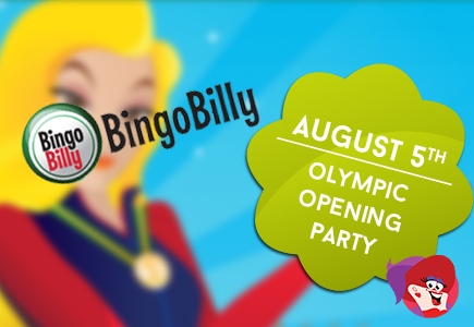 Bingo Billy Hosts Olympic Opening Party