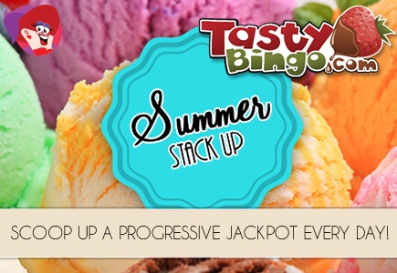 Last Chance to Score Major Jackpots During Tasty Bingo’s Summer Stack Up