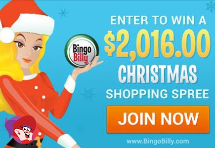 Shop Til You Drop with Bingo Billy’s $2,016 Holiday Shopping Spree