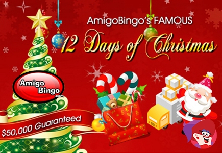Amigo Bingo's 12 Days of Christmas