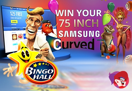 Win A Samsung Curved TV from Bingo Hall
