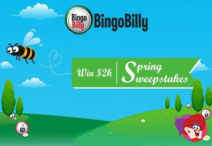 Win $2k in Bingo Billy’s Spring Sweepstakes