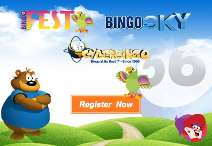 $50 Free from Cyberbingo, Bingo Fest and BingoSKY