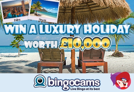 Win Your Perfect Holiday at Bingo Cams