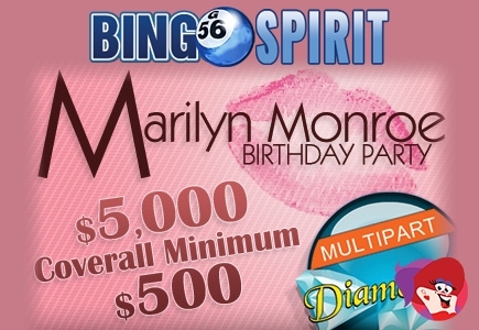Celebrate Marilyn Monroe's Birthday at Bingo Spirit
