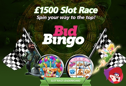 Race to the Finish Line for a Share of £1500 at Bid Bingo