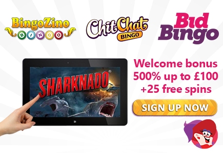 Enjoy a New Welcome Bonus at BingoZino, Chit Chat & Bid Bingo