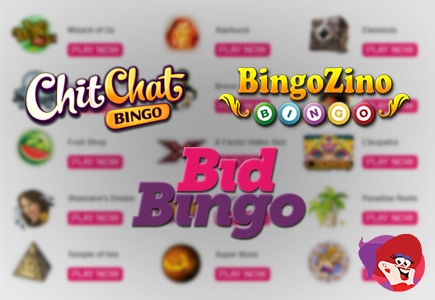 New Slot Games at Chit Chat, Bid Bingo and Bingozino