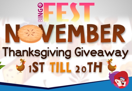 Grab A Thanksgiving Giveaway At Bingo Fest