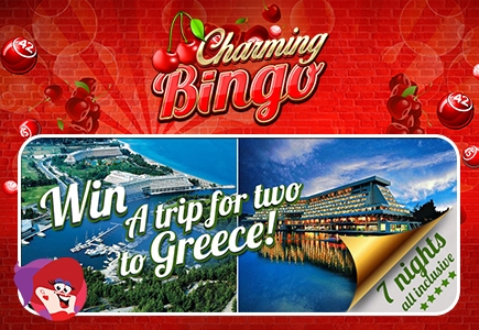 Win A Trip To Greece At Charming Bingo