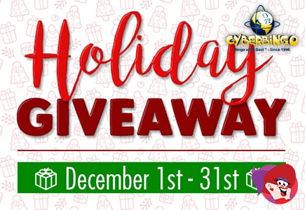 Claim Extra Raffle Tickets For Cyber Bingo's Holiday Giveaway