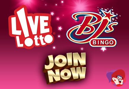 BJs Bingo and LiveLotto Now Live