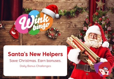 Become Santa's New Helper At Wink Bingo