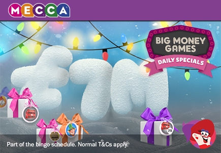 Enjoy a £7 Million Giveaway on Mecca Bingo