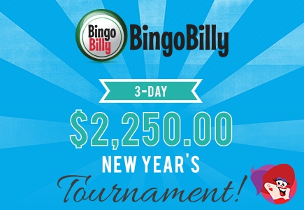 Opt in For Bingo Billy's 3-Day New Year's Tournament