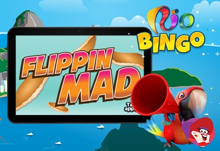 Go Flippin Mad With Jackpots on Rio Bingo