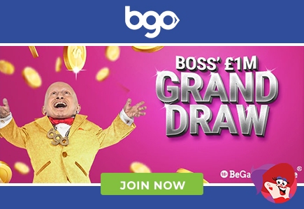 Enter the £1 Million Grand Draw At bgo Bingo