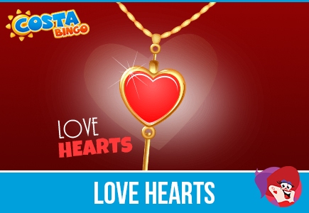 Play Love Hearts and Win Jewelry at Costa Bingo