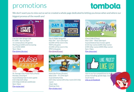 Check Out These April Promos at Tombola
