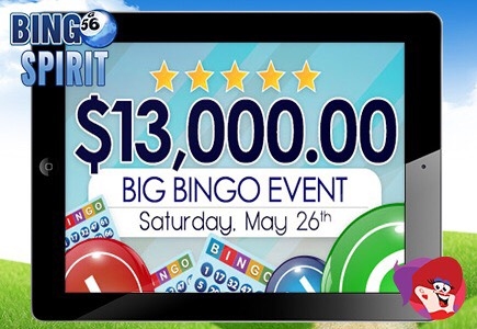 Look Out For BingoSpirit's $13,000 Big Bingo Event