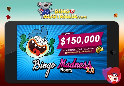 Don't Miss Bingo Australia's Bingo Madness Room 2.0