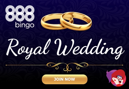 888 Bingo Invites You To Royal Wedding Games