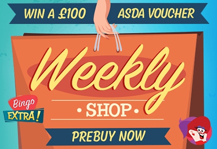 Get £100 Weekly For Shopping At Bingo Extra