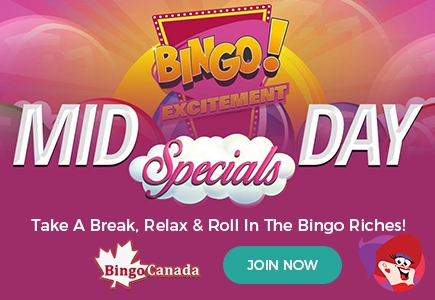 Bingo Canada Prepares Mid-Day Specials
