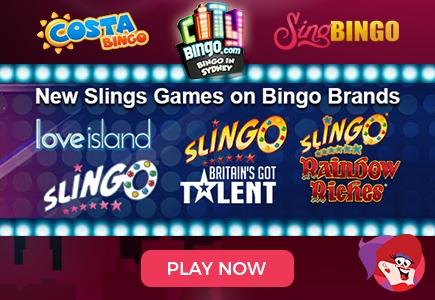 Play New Slingo On Costa, Sing And City Bingo