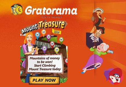 Climb Mount Treasure at Gratorama