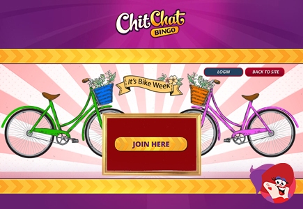 It's Bike Week at Chit Chat Bingo!
