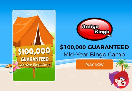$100K Mid-Year Bingo Camp on Amigo Bingo