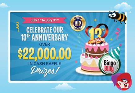 Bingo Billy Celebrates 13th Birthday With $22k In Raffles