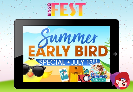 Play Bingo Fest's Summer Early Bird Special