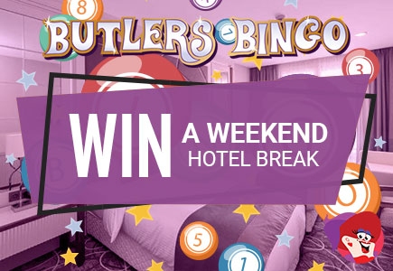 Win a Weekend Hotel Break At Butler's Bingo!