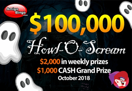 Amigo Bingo's $100,000 Howl-O-Scream
